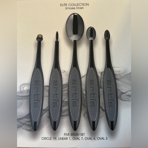 Artis Elite Collection 5 Brush Set - Mirror Smoke Finish - Picture 2 of 7